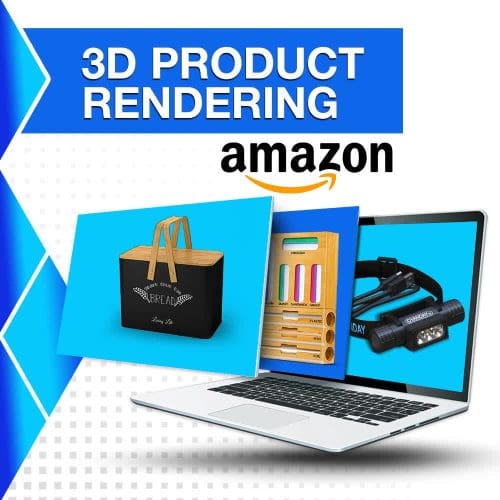 3d product rendering amazon