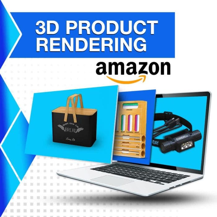 3d product rendering amazon